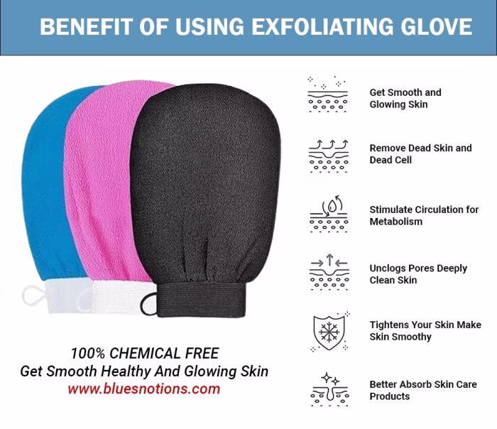 exfoliating glove