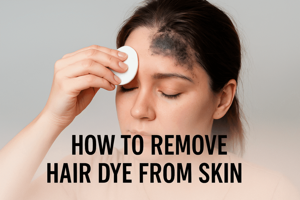 How to Remove Hair Dye from Skin